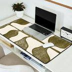 Linocut Plant Desk Mat Gallery Image 2