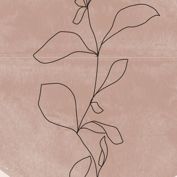 Sun and Flowers Line Art Coffee Mug Gallery Image 2