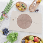 Sun and Flowers Line Art Cutting Board Gallery Image 2
