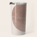 Sun and Flowers Line Art Travel Mug Gallery Image 3