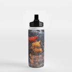 Cave Art Lascaux Deer Hunt Water Bottle Gallery Image 2
