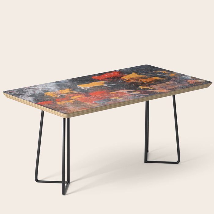 Cave Art Lascaux Deer Hunt Coffee Table Gallery Image 1