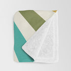 Sun Retro Art IV Throw Blanket Gallery Image 3