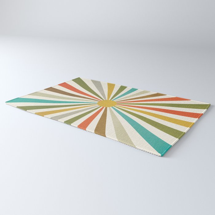 Sun Retro Art IV Rug Gallery Image 3