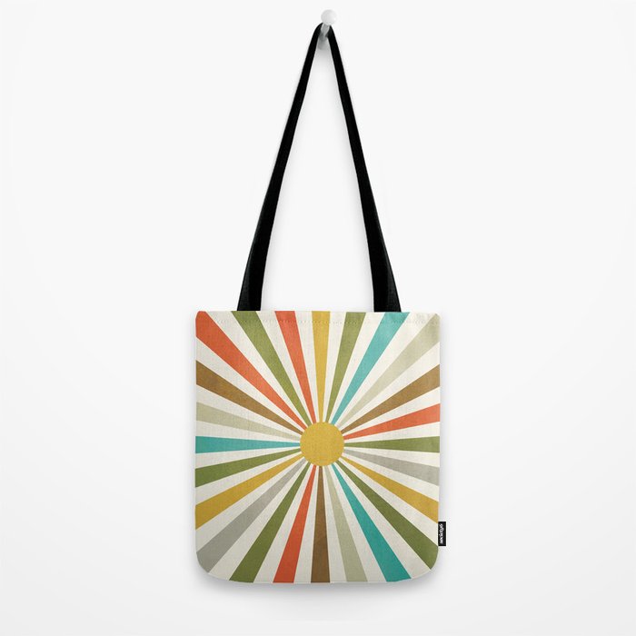 Sun Retro Art IV Tote Bag Gallery Image 2