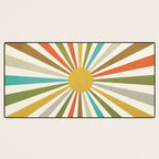 Sun Retro Art IV Desk Mat Gallery Image 3