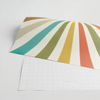 Sun Retro Art IV Wrapping Paper Gallery Image 2