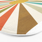 Sun Retro Art IV Bath Mat Gallery Image 3