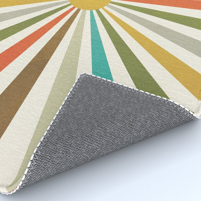 Sun Retro Art IV Rug Gallery Image 4