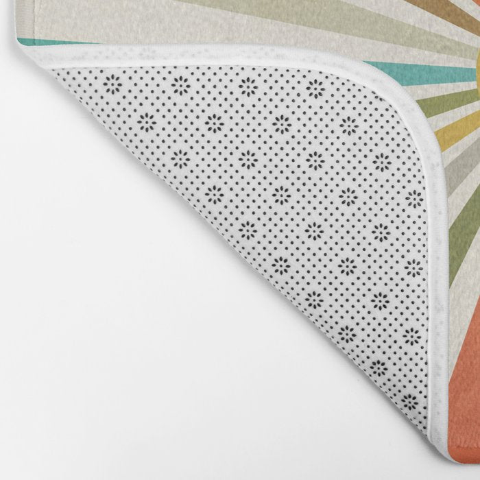 Sun Retro Art IV Bath Mat Gallery Image 2