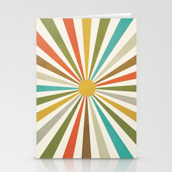 Sun Retro Art IV Stationery Card Gallery Image 2