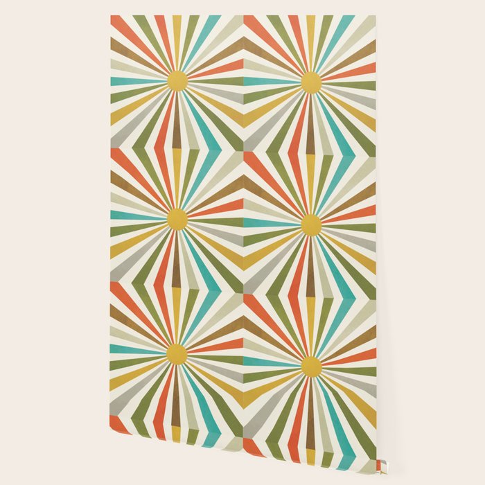 Sun Retro Art IV Wallpaper Gallery Image 2