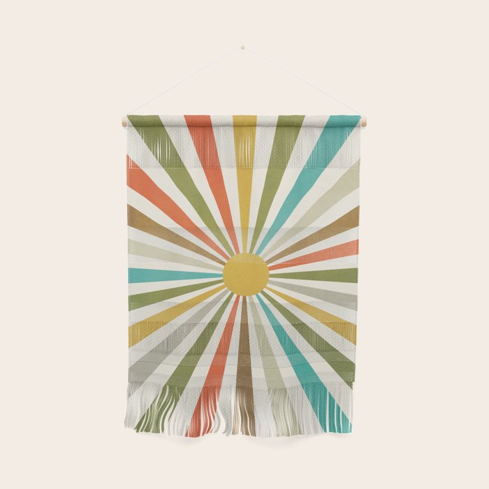 Sun Retro Art IV Wall Hanging Gallery Image 1