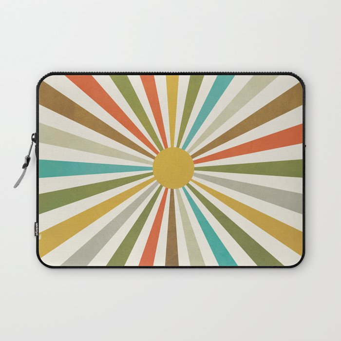 Sun Retro Art IV Laptop Sleeve Gallery Image 1