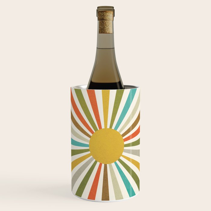 Sun Retro Art IV Wine Chiller Gallery Image 1