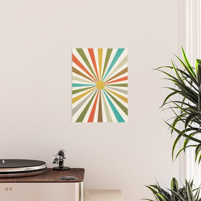 Sun Retro Art IV Poster Gallery Image 2