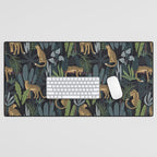 Wild Cheetah Prints Desk Mat Gallery Image 1