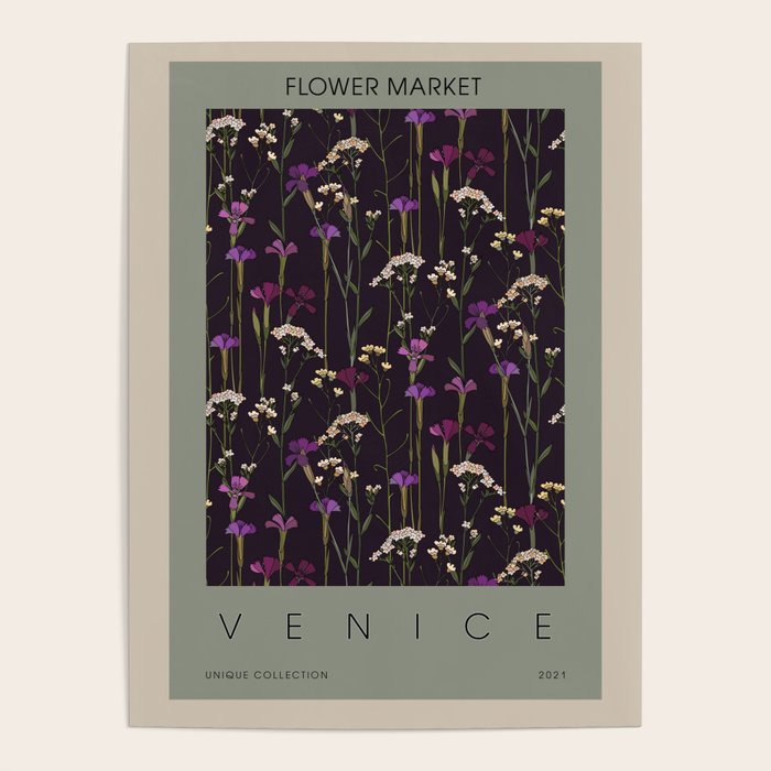 Flower Market Venice Poster Gallery Image 4
