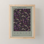 Flower Market Venice Mini Art Print Gallery Image 1
