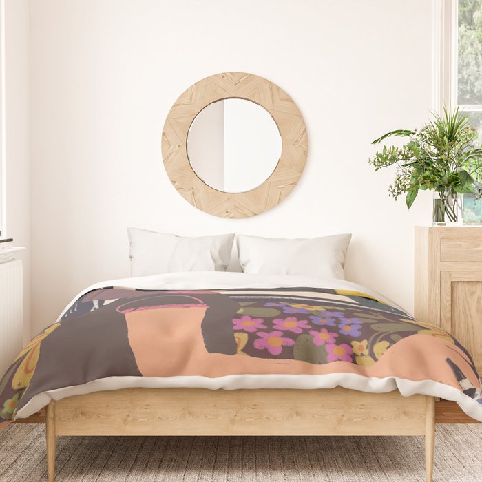 Full moon tea Duvet Cover Gallery Image 3