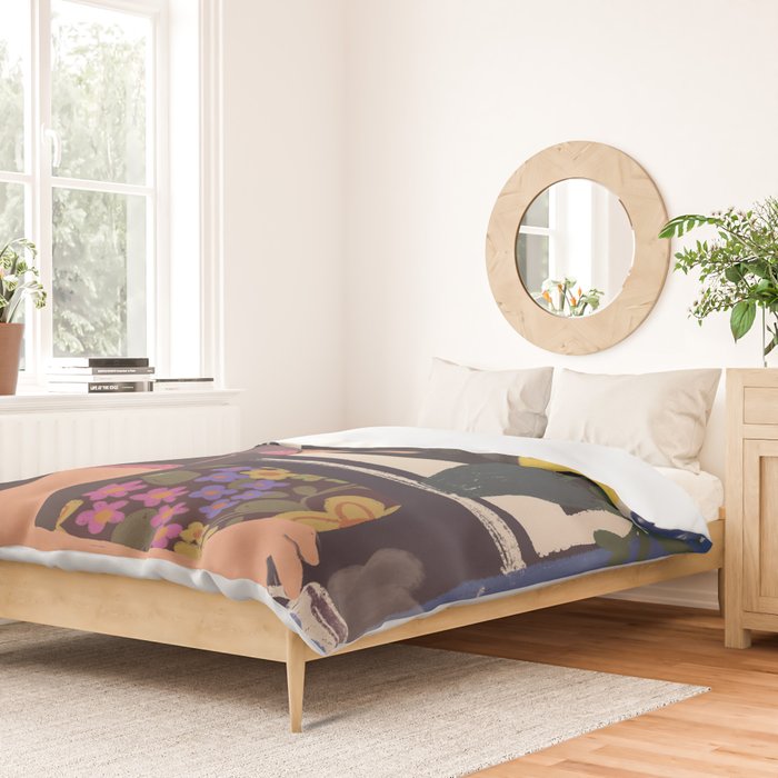 Full moon tea Duvet Cover Gallery Image 2