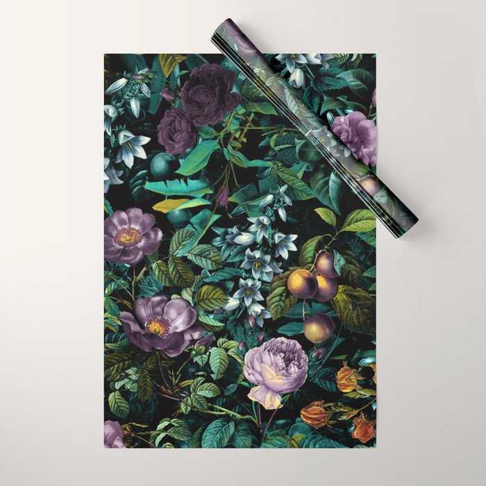 Exotic Jungle - Night Wrapping Paper Gallery Image 1