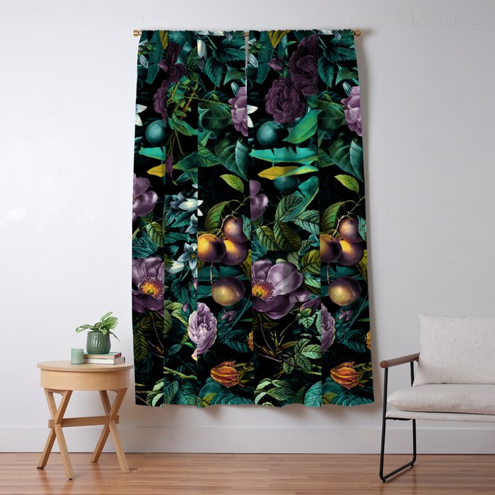 Exotic Jungle - Night Window Curtain Gallery Image 1