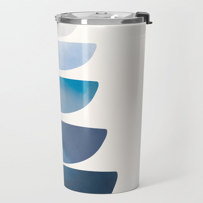 Blue Stack 02 Travel Mug Gallery Image 2