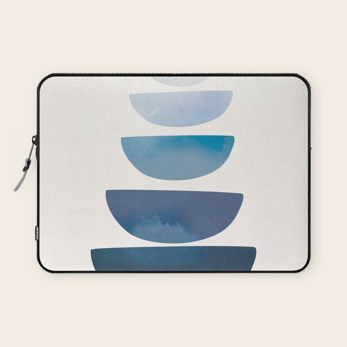 Blue Stack 02 Laptop Sleeve Gallery Image 1