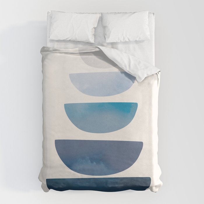 Blue Stack 02 Duvet Cover Gallery Image 6