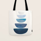 Blue Stack 02 Tote Bag Gallery Image 1