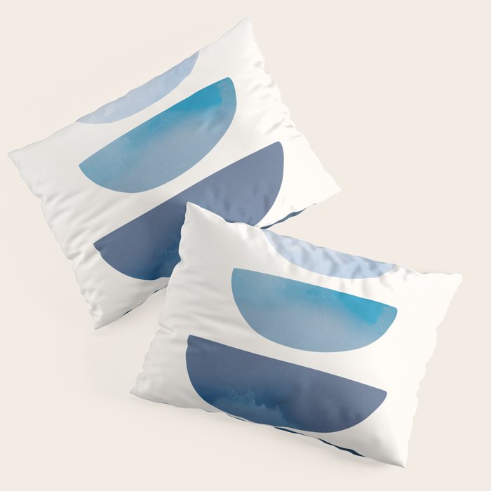 Blue Stack 02 Pillow Sham Gallery Image 3