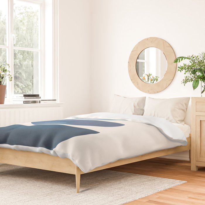 Blue Stack 02 Duvet Cover Gallery Image 2