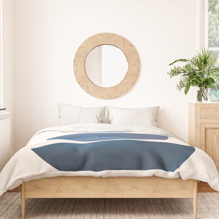 Blue Stack 02 Duvet Cover Gallery Image 3