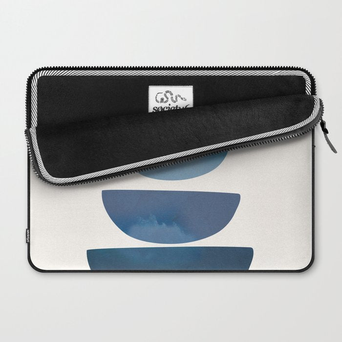 Blue Stack 02 Laptop Sleeve Gallery Image 2