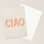 Ciao Hand Lettering Stationery Card Gallery Image 2