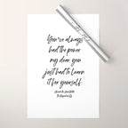 Youâve always had the power my dear, you just had to learn it for yourself. Glinda Wrapping Paper Gallery Image 1