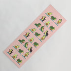 Avocado Yoga in Pink Yoga Mat Gallery Image 1