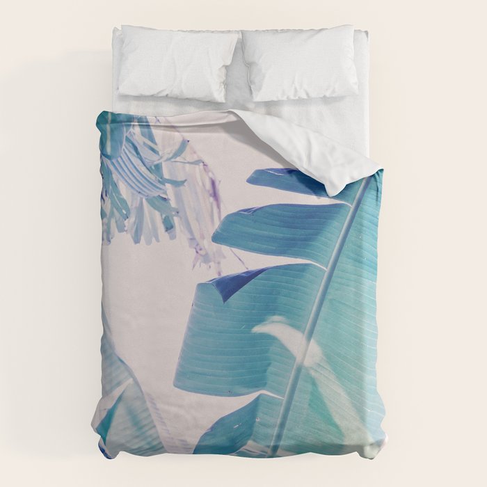 Banana Leaf Blue Duvet Cover Gallery Image 6