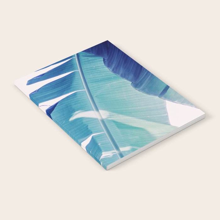 Banana Leaf Blue Notebook Gallery Image 1
