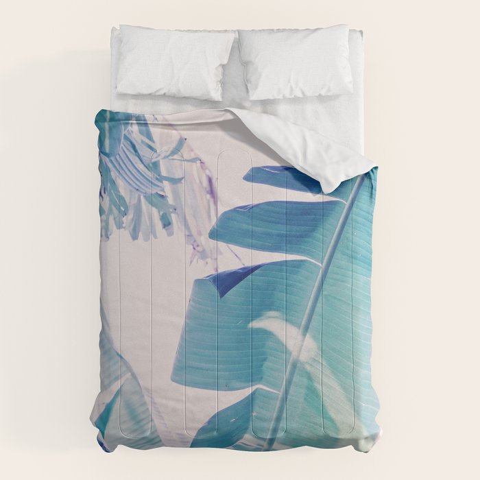 Banana Leaf Blue Comforter Gallery Image 6