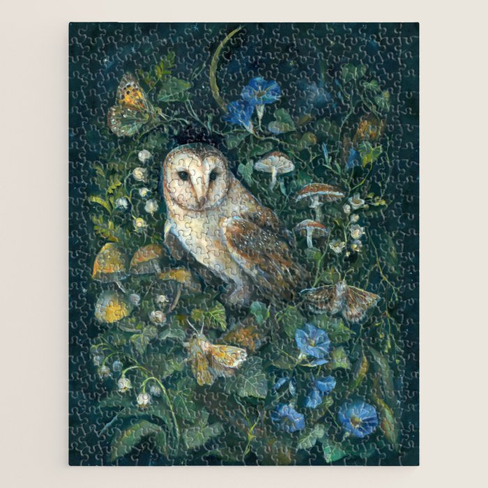 Barn Owl Forest Jigsaw Puzzle Gallery Image 1