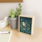 Barn Owl Forest Mini Art Print Gallery Image 2