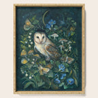 Barn Owl Forest Serving Tray Gallery Image 1