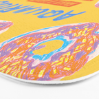 Aquarius Confidence in Buttercup Yellow | Zodiac Series Bath Mat Gallery Image 3