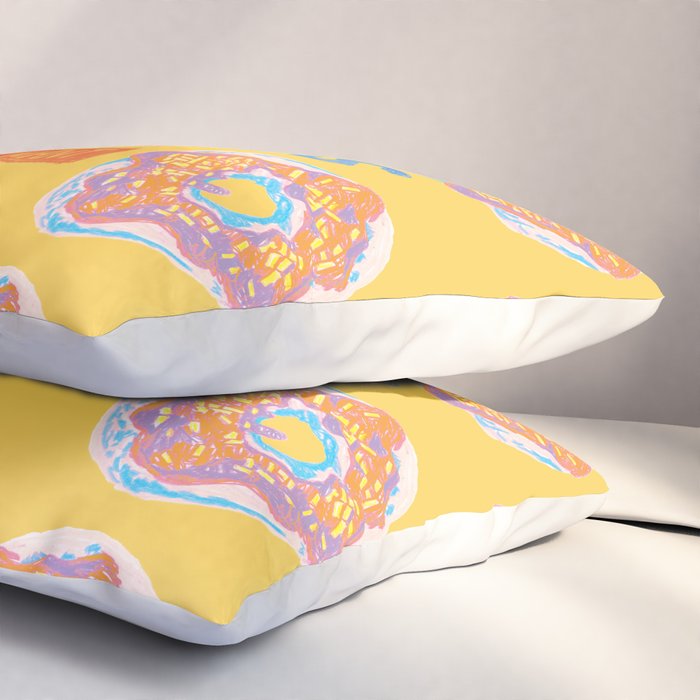 Aquarius Confidence in Buttercup Yellow | Zodiac Series Pillow Sham Gallery Image 3