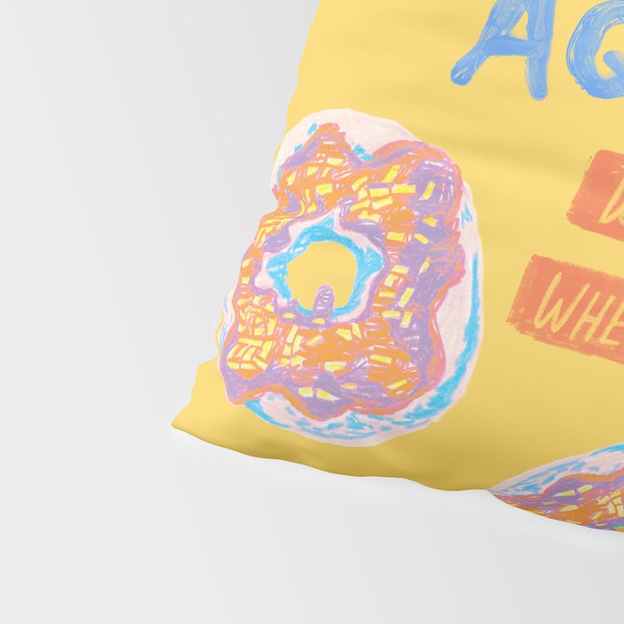 Aquarius Confidence in Buttercup Yellow | Zodiac Series Pillow Sham Gallery Image 4