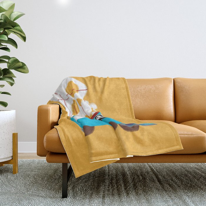 Death on wheels Throw Blanket Gallery Image 1
