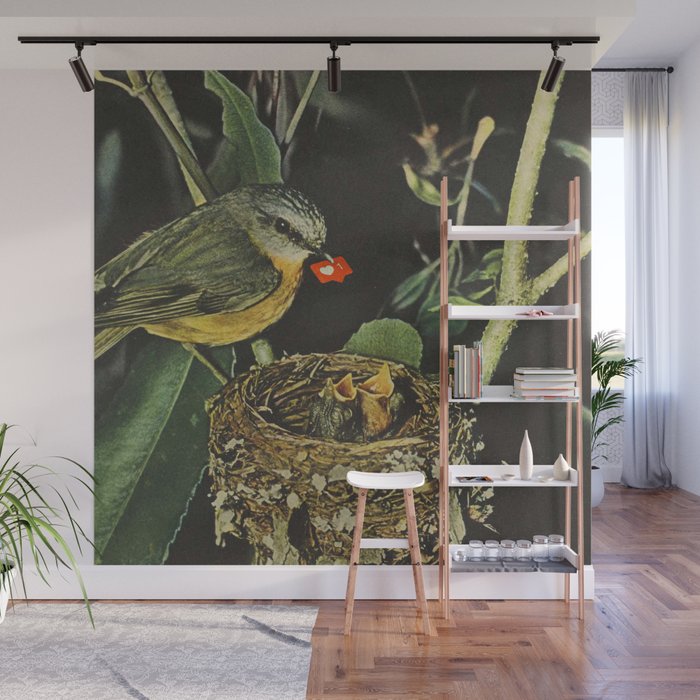 Birdie likes Wall Mural Gallery Image 1