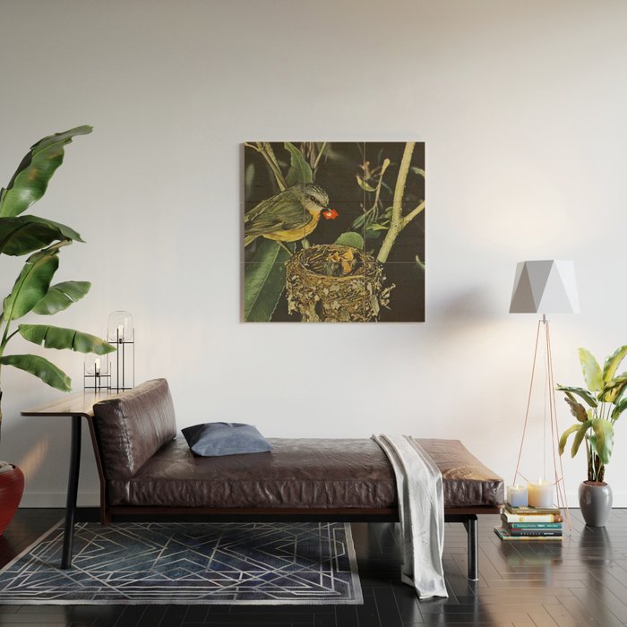 Birdie likes Wood Wall Art Gallery Image 2